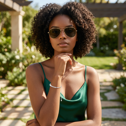 Moissanite Tennis Bangle - Timeless Radiance