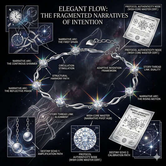 Moissanite Twisted Link Bracelet - Elegant Flow